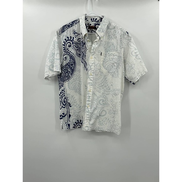 Green Leaf Majul Mens Short Sleeve‎ Shirt Size XL - Picture 1 of 9